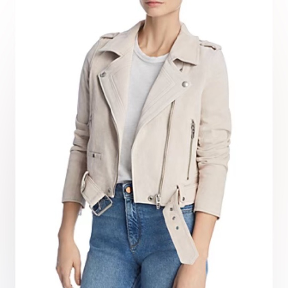 BlankNYC Suede Moto Jacket